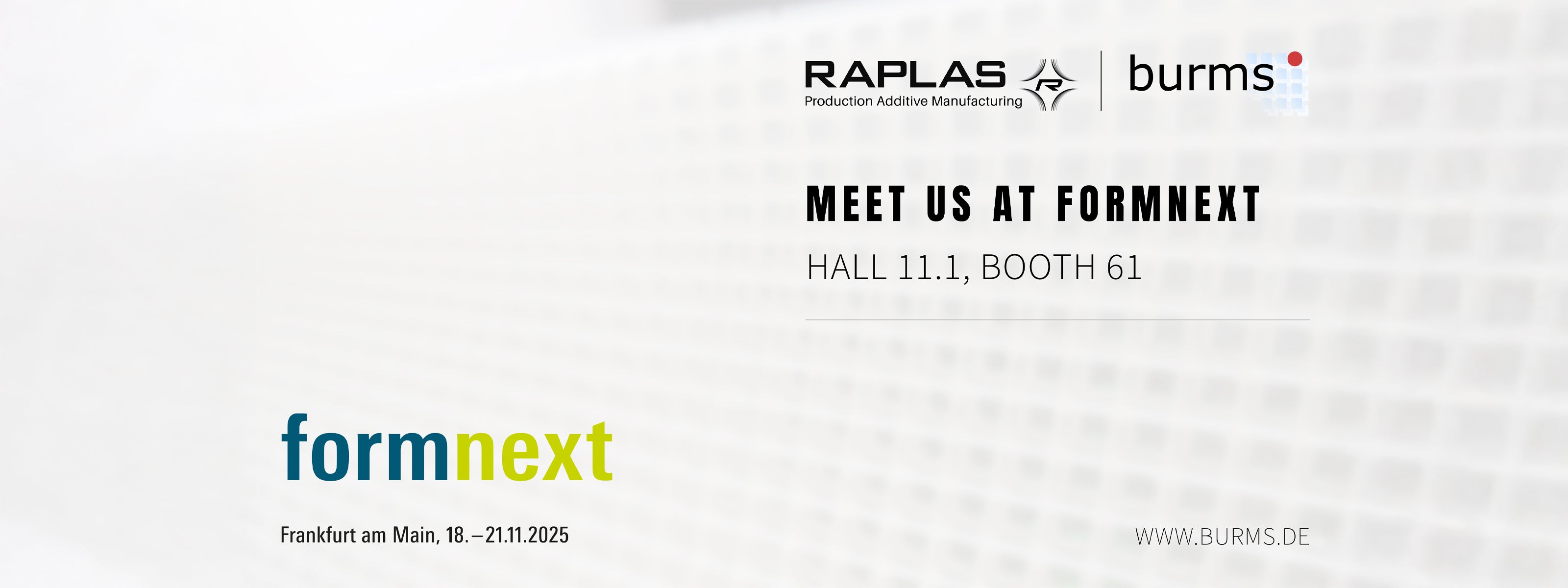 Formnext BURMS Raplas