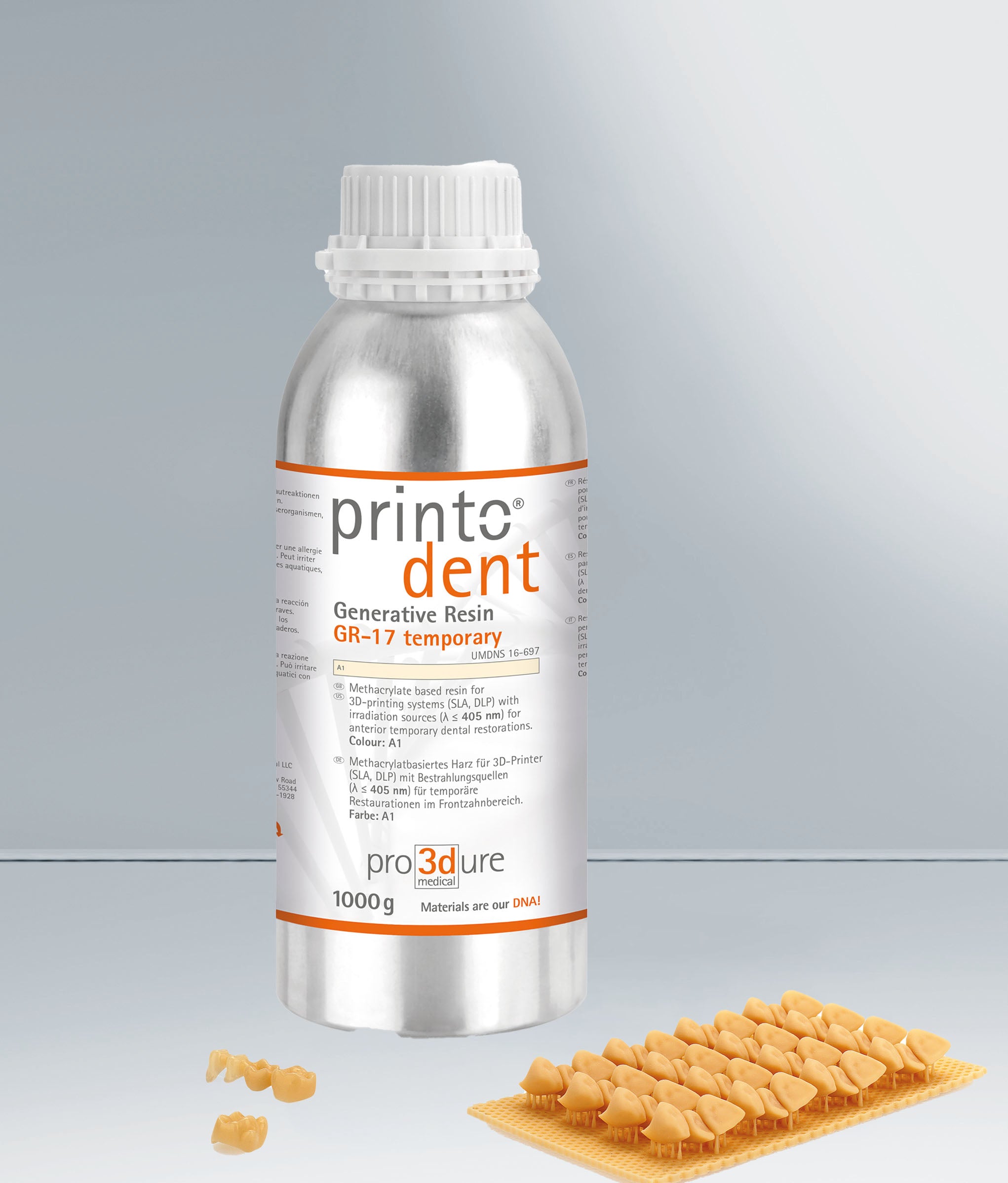 Pro3dure Printodent® GR-17 temporary