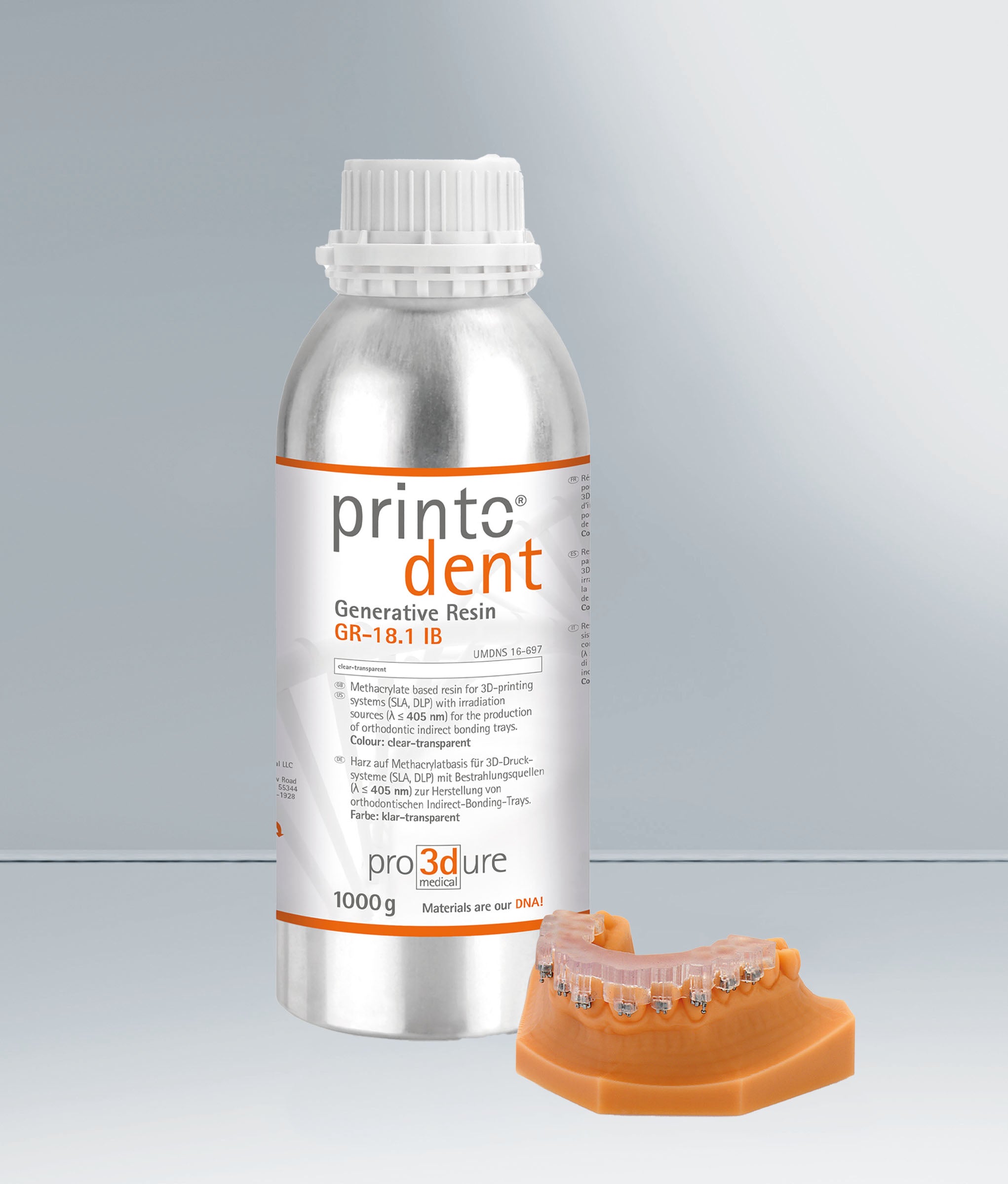 Pro3dure Printodent® GR-18.1 IB