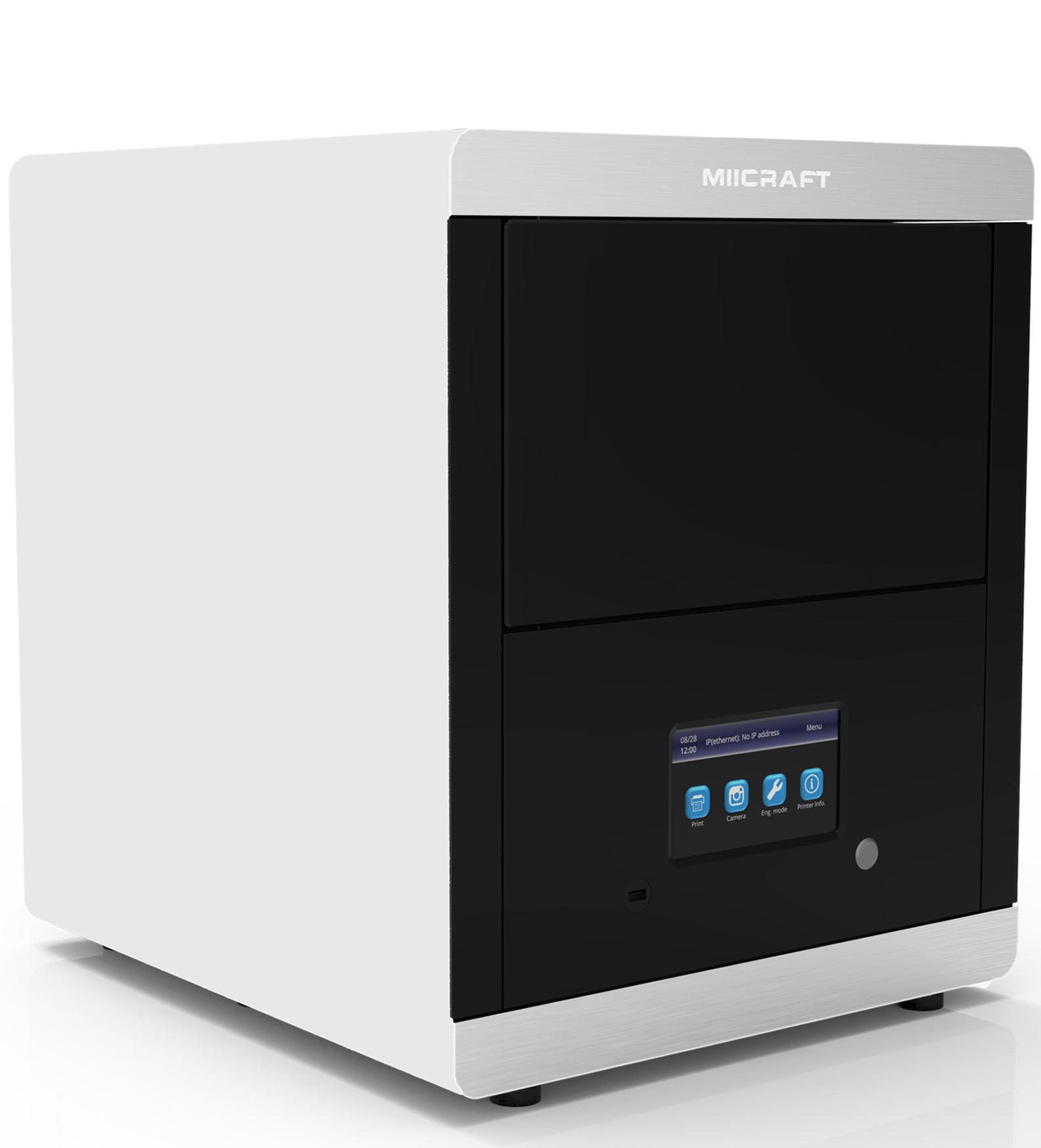 Seitliche Aufnahme MiiCraft Prime DLP 3D Drucker 4K Auflösung