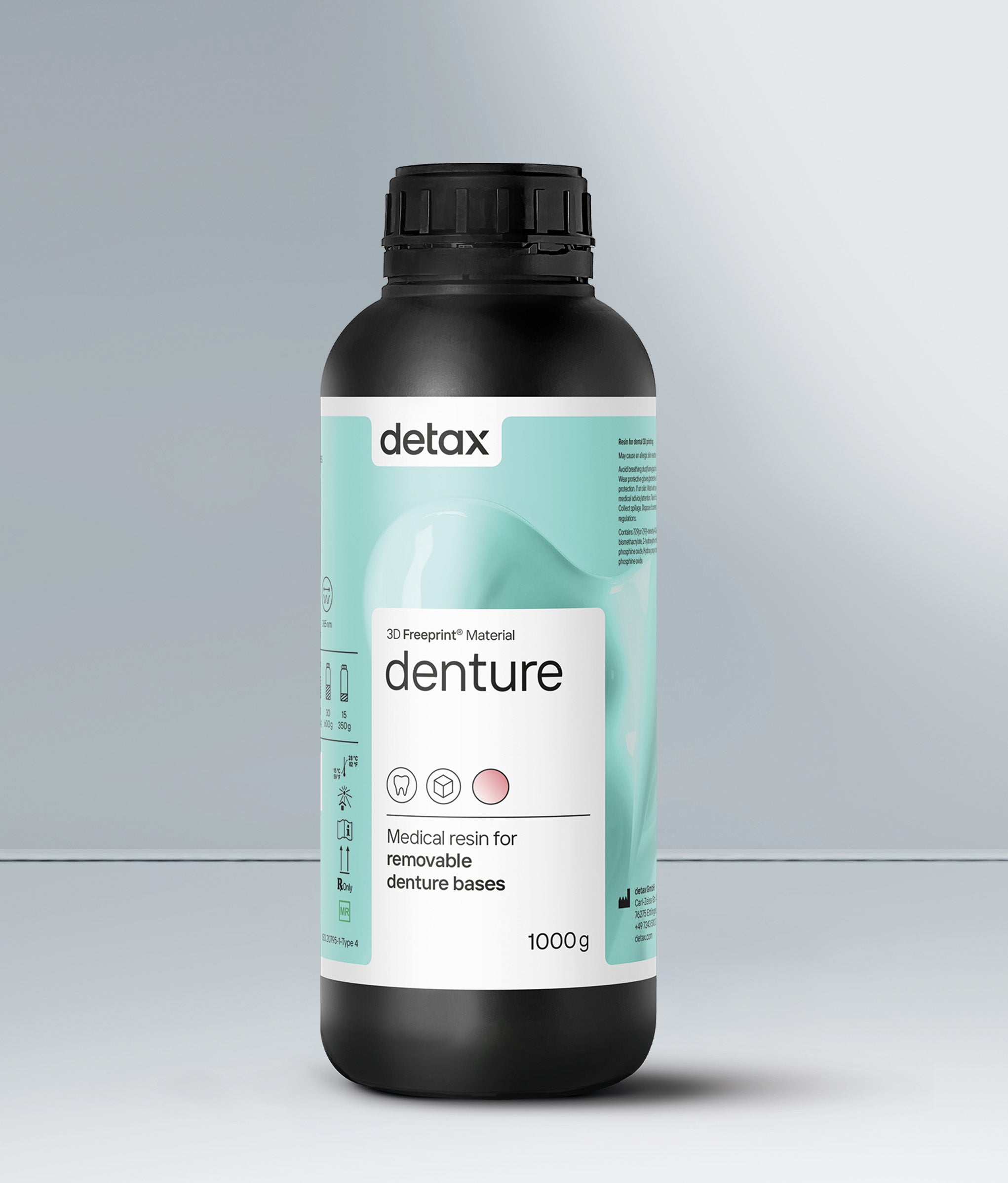 Detax Denture | 3D-Druckmaterial für herausnehmbare Zahnprothesen