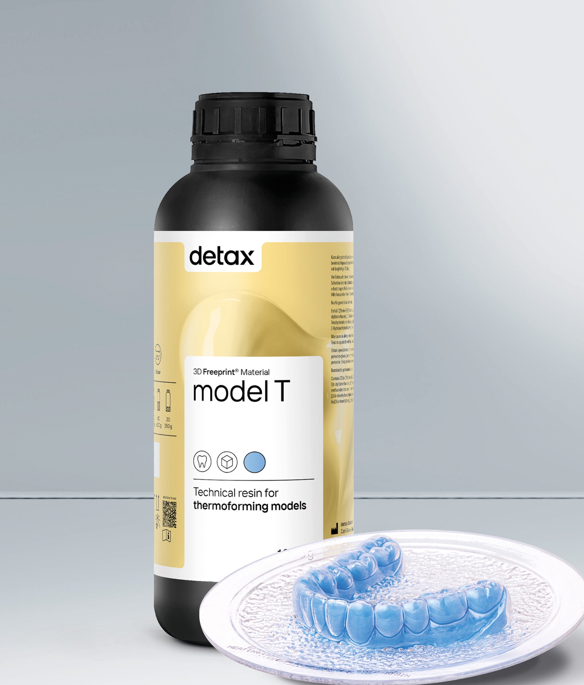 Detax Freeprint Model T | Dentalmodell für die Tiefziehtechnik