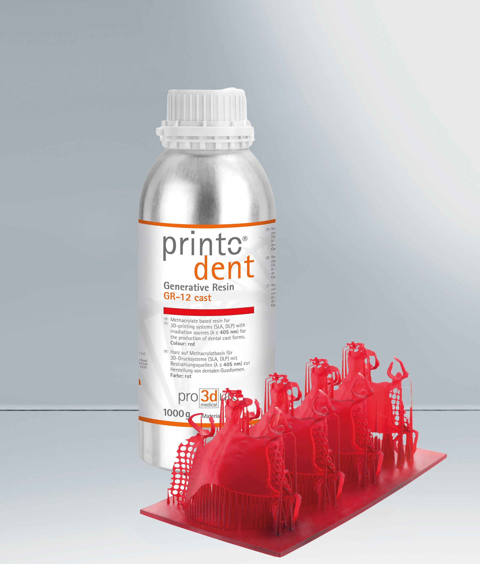 Pro3dure Printodent® GR-12 cast