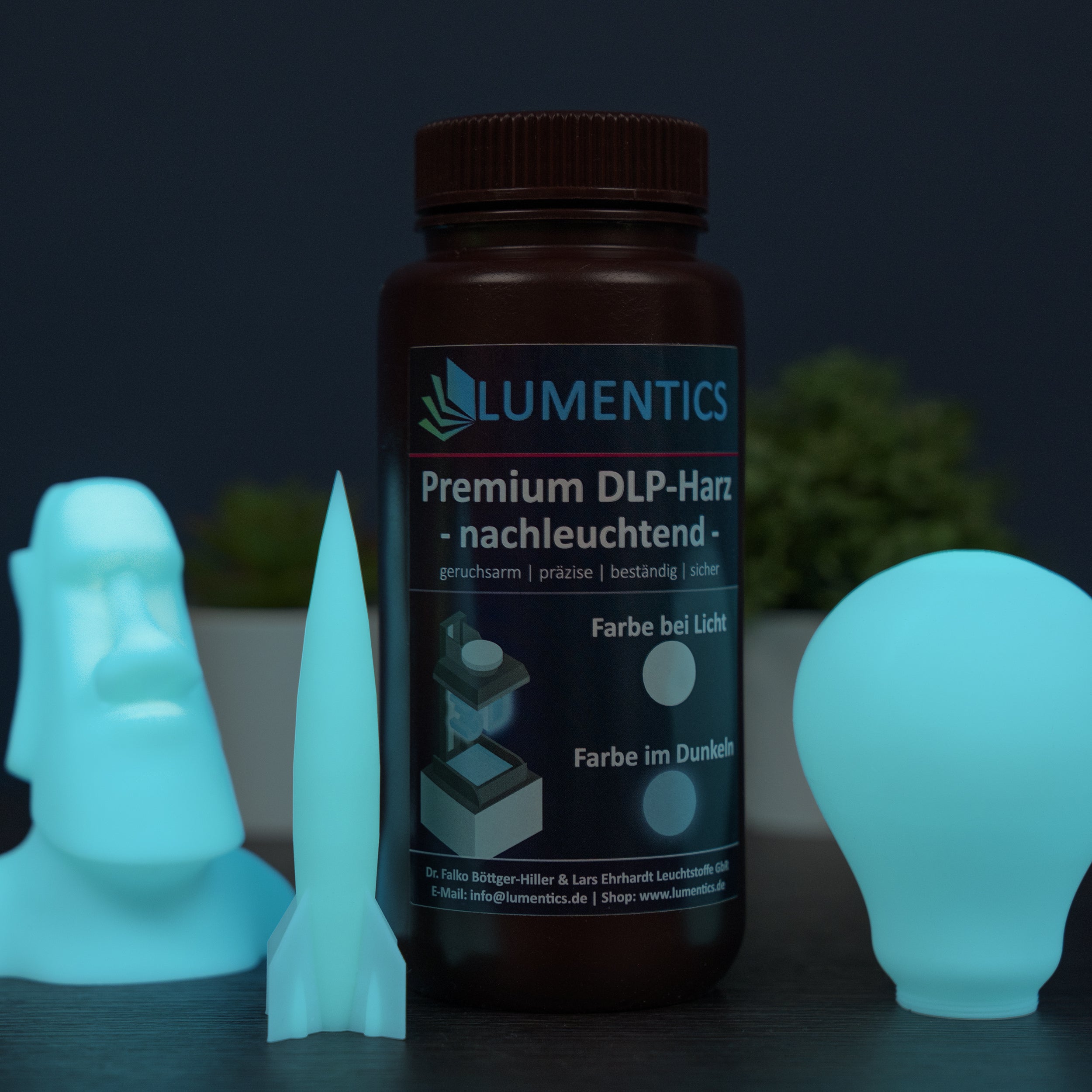 Lumentics - Nachleuchtendes DLP/SLA 3D-Druckharz